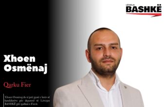 Xhoen Osmënaj, Kandidati i “Lëvizjes Bashkë” për Fierin