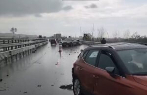 Aksident ne Bypass-in e Fierit, 7 makina te perfshira