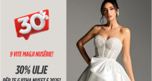 9 vite elegancë dhe magji nusërie – Festoni me 30% ulje te “Ami Event” Fier