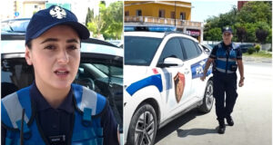 Në patrullë me Alije Buzin, 24-vjeçarja nga Fieri: “Jam 9 muaj në detyrë dhe krenare për zgjedhjen time”