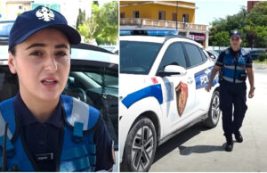 Në patrullë me Alije Buzin, 24-vjeçarja nga Fieri: “Jam 9 muaj në detyrë dhe krenare për zgjedhjen time”