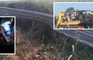 U përplas me furgonin me pasagjerë, merr flakë ‘Benzi’ në aksin Fier-Lushnjë! Tre të plagosur