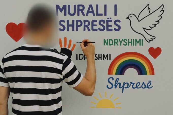 “Murali i Shpresës”, të dënuarit në Fier japin mesazhe paqeje