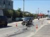 Makina përplaset me motorin në rrugën Fier-Patos, plagosen dy drejtuesit dhe pasagjerja!
