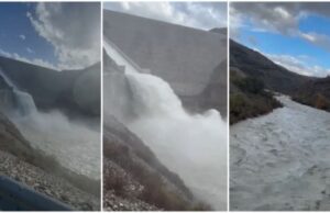 Prurjet maksimale të Lumit Devoll, hapet porta e parë e emergjencës në kaskadën e Moglicës