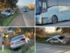Fier, autobusi përplaset me një “Audi”, mjeti përfundon në kanal
