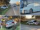 Fier, autobusi përplaset me një “Audi”, mjeti përfundon në kanal