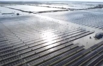 Përmbytet parku fotovoltaik i Karavastasë, stakohet centrali (Video)