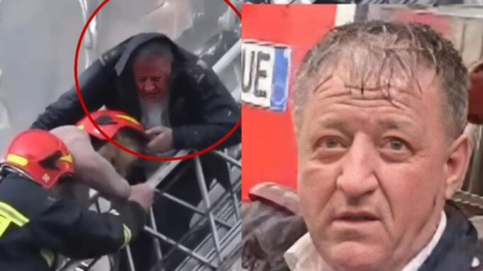 Rrezikoi jetën për të nxjerrë një grua të bllokuar në banesën e saj, zjarrfikësi: Më tha më lërë të digjem!