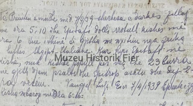 E “Premtja e Zezë” e 7 prillit 1939 – Nga Ilirjan Gjika