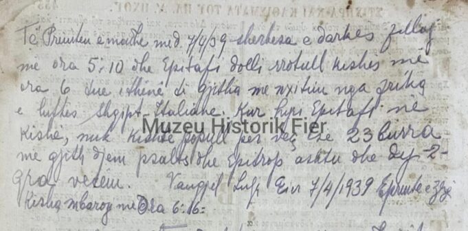 E “Premtja e Zezë” e 7 prillit 1939 – Nga Ilirjan Gjika