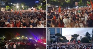 Sot protesta e 16-të, mijëra qytetarë kërkojnë largimin e kryeministrit: Rama jep dorëheqjen