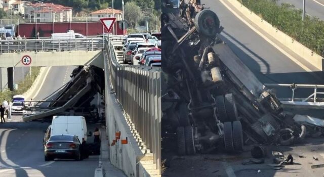 Aksident i rëndë në Tiranë, betonierja bie nga lartësia në autostradë, vdes shoferi! Një tjetër i lënduar
