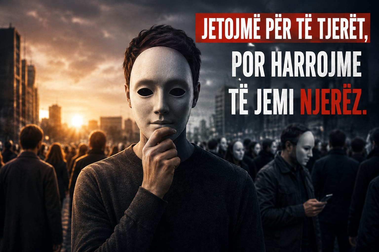 Nga Çaku Tafa: Kritikë sociale/ “Jetojmë për të tjerët”