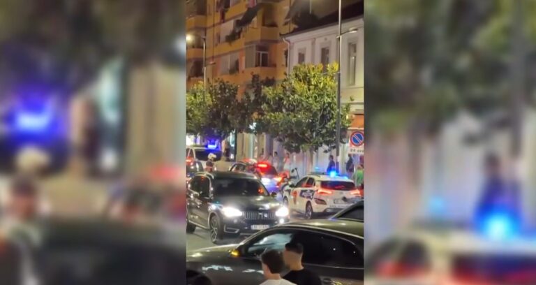 Konflikt mes disa personave në Fier, ndërhyjnë forcat “Shqiponja”, dyshohet se nisi pas debatit për parkimin (Video)