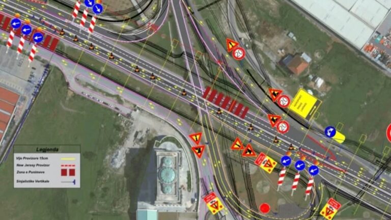 Zgjerimi i autostradës/ ARRSH njofton bllokimin e dy korsive Tiranë-Durrës, ja kur do të devijohet trafiku