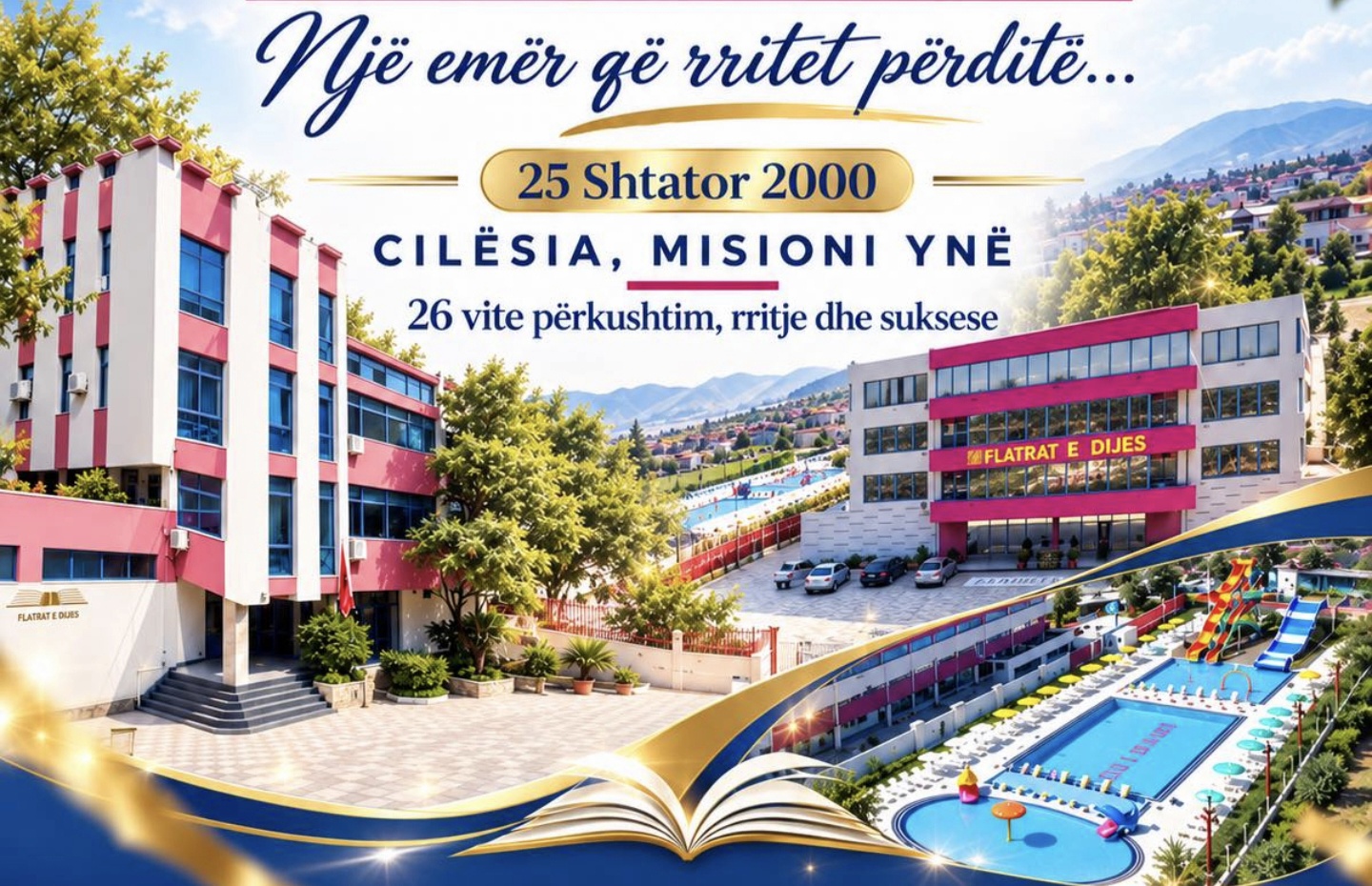 Shkolla “Flatrat e Dijes” mbush sot 26 vjeç