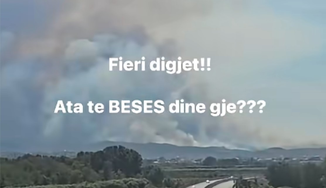 Saimir Korreshi për zjarret në Fier: “Fieri po digjet, ata të Besës dinë gjë?”