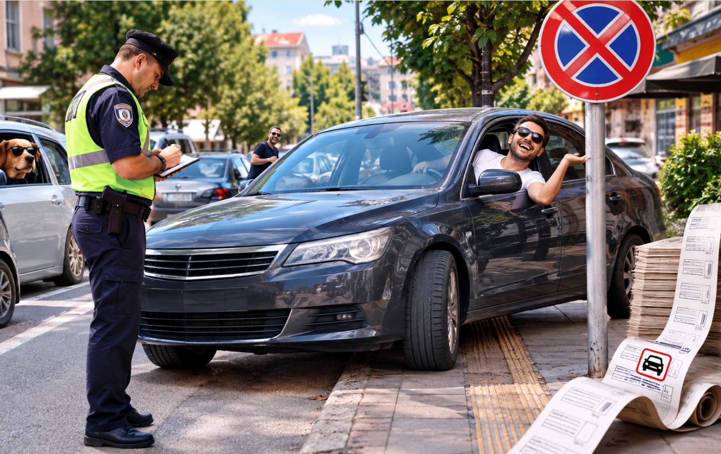 Shqiptarët parkojnë ku të duan, 1 në 3 gjoba për qëndrime të ndaluara